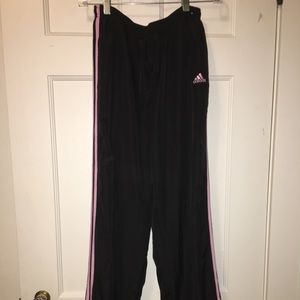 PINK ADIDAS TRACK PANTS💖